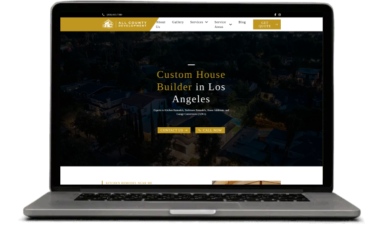 All County Development website
