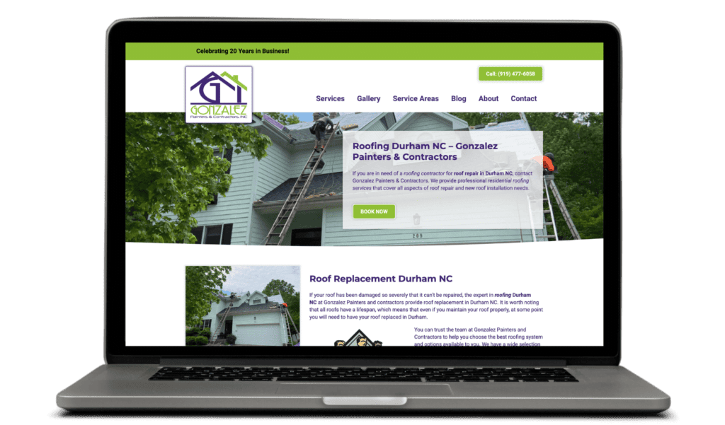 Website Design for Roofers