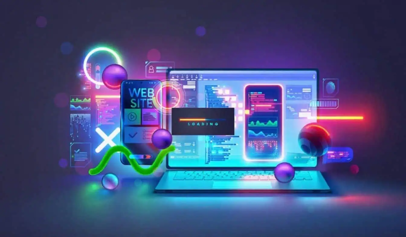 website software development concept